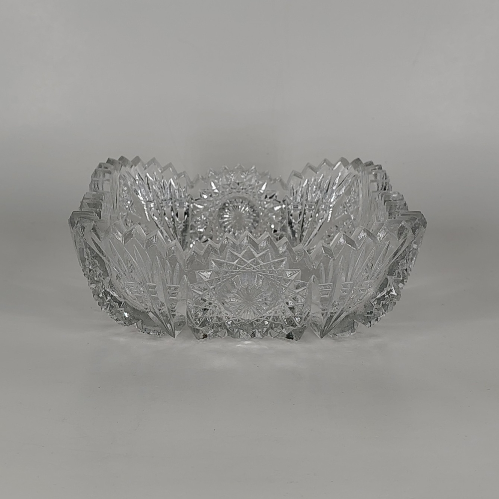 Imperial Glass-Ohio 212 Clear (Giftware) 5" Square Nappy Bowl/Dish